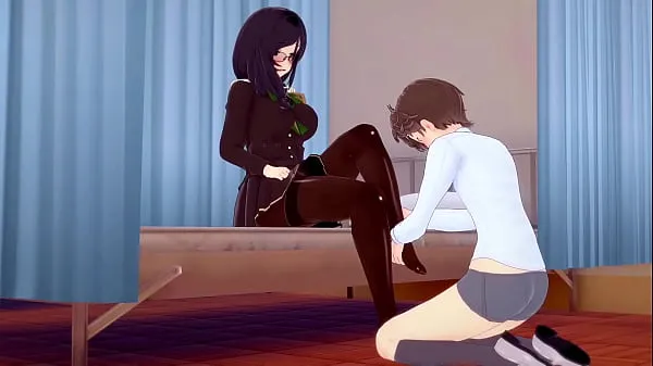 Ống nóng 3D Hentai: Junior gets punished by class rep and doctor tươi