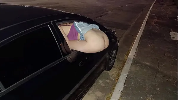 Hot Married with ass out the window offering ass to everyone on the street in public fresh Tube