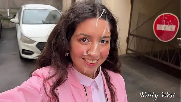 Cutie fucked her stepbrother, got cum on her face and went for a walk without washing her face أنبوب جديد ساخن