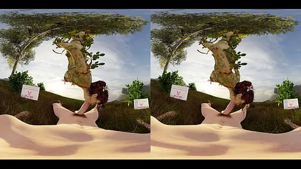 Varmt VReal 18K Poison Ivy Spinning Blowjob - CGI frisk rør