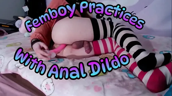 Varm Femboy Practices With Anal Dildo! (Teaser färsk tub