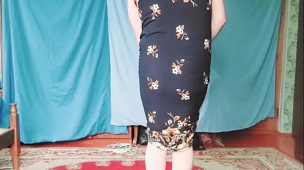Ζεστό Hot Big Booty Blonde Gay in Milf Dress Youtuber CrossdresserKitty φρέσκο ​​σωλήνα