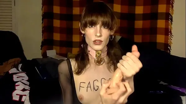 Hot ts sissy faggot ordered around by strangers, oral fresh Tube