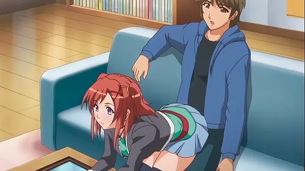 step Brother gets a boner when step Sister sits on him - Hentai [Subtitled أنبوب جديد ساخن