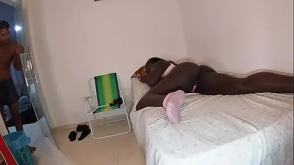Hot Negona Tired of the Trip and Already Got Cock in Her Pussy and Still Drinking the Cum | Fernanda Chocolatte - Joao O Safado fresh Tube