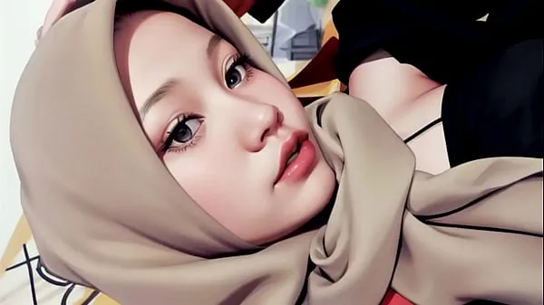 Ζεστό Hijab lubricant jerking girlfriend newest φρέσκο ​​σωλήνα