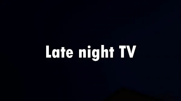 Heiße Late night TVfrische Tube