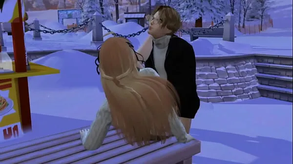 Hot 3D Game Porn] Outdoor Sex among the snow fresh Tube