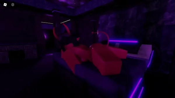 Chaud Having some fun time with my demon girlfriend on Valentines Day (Roblox Tube frais