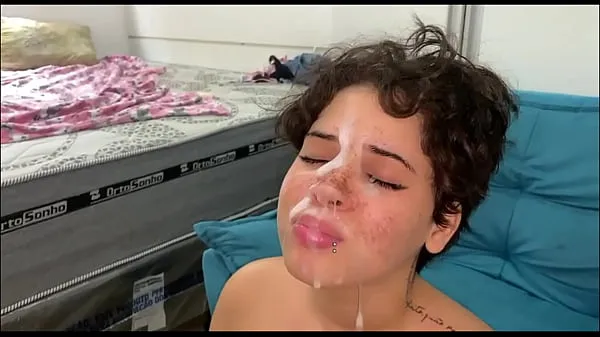 Hot tik tok celebrity gets cum on her face fresh Tube