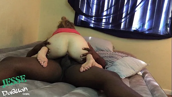 Varm Real hardcore interracial couple Jesse and Daquan färsk tub